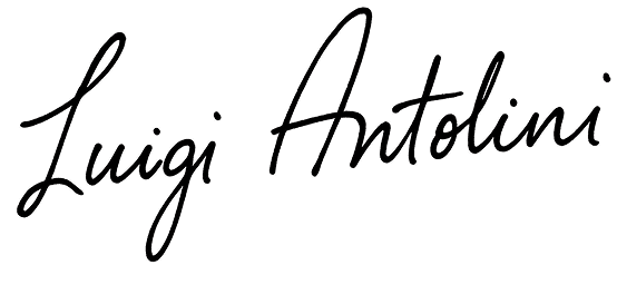 Luigi Antolini signature