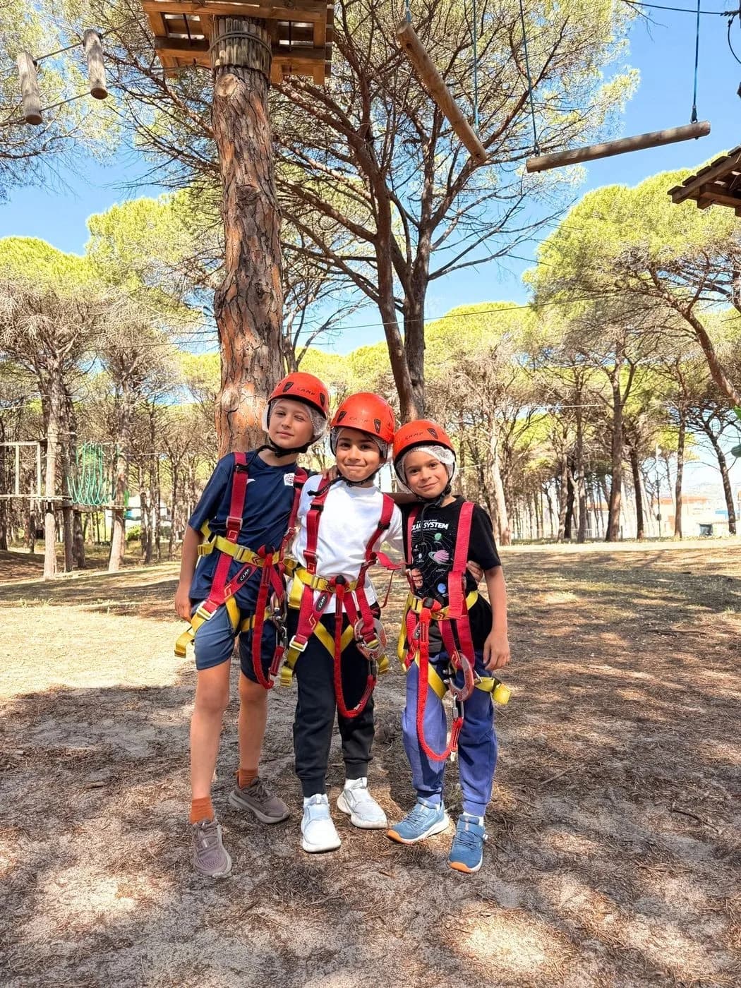 A residential trip on the ropes course